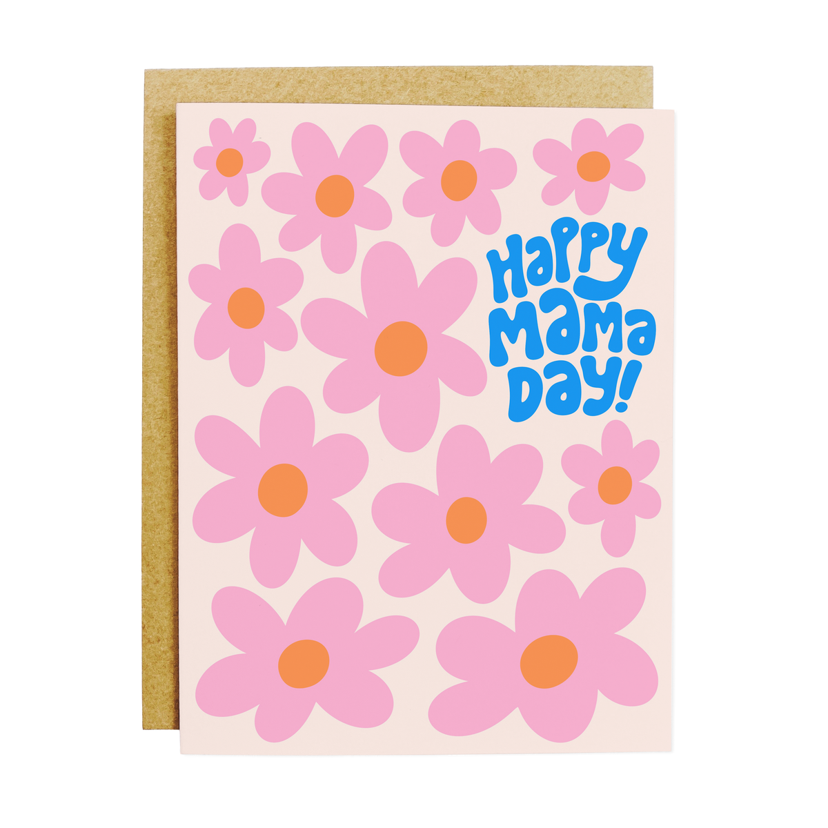 Happy Mama Day Flowers Card